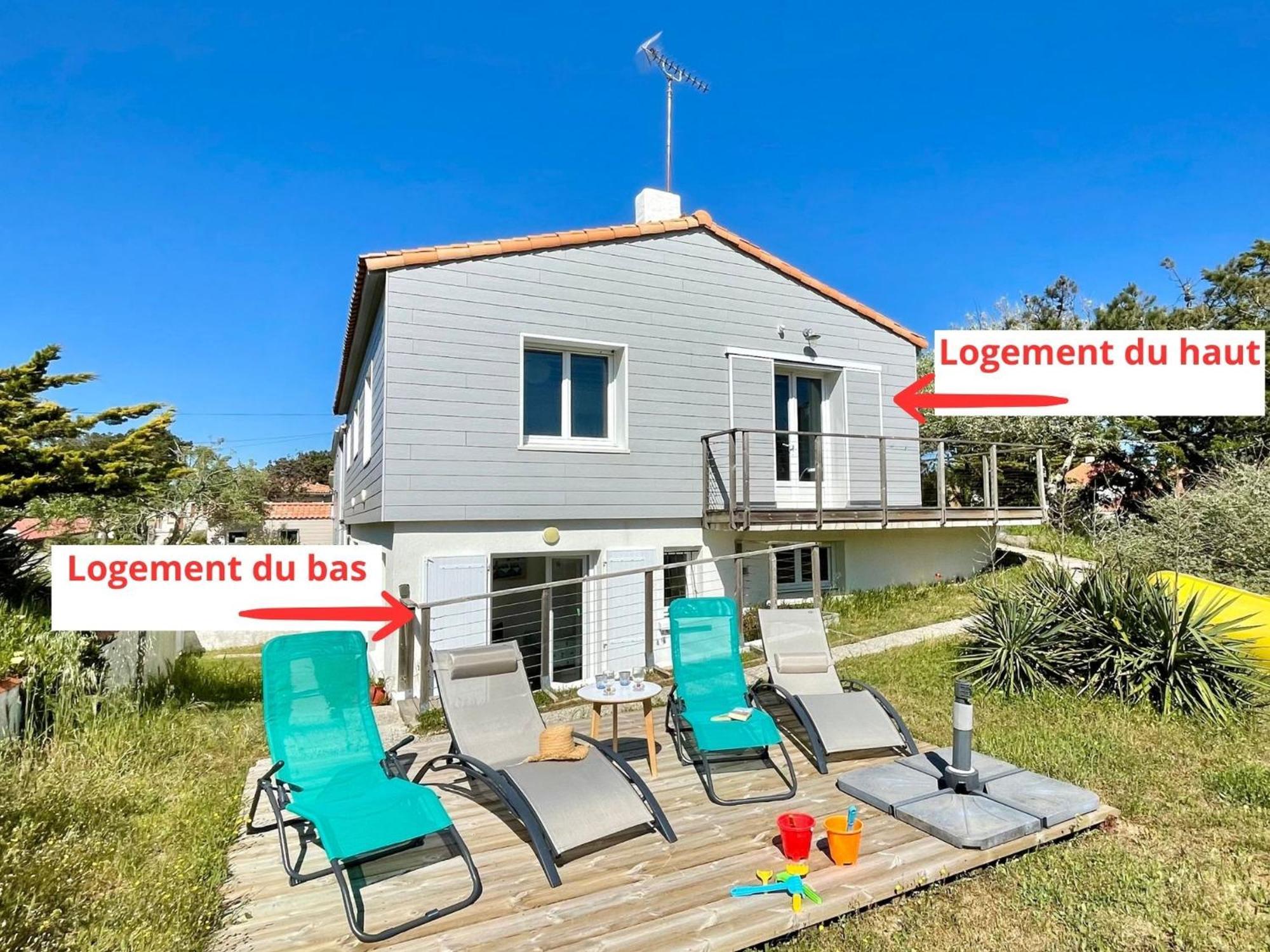 Maison Familiale Au Calme, Proche Plage, 9 Couchages, Terrasses, Wifi, Garage Velo - Bretignolles-Sur-Mer - Fr-1-231-203 Exteriér fotografie